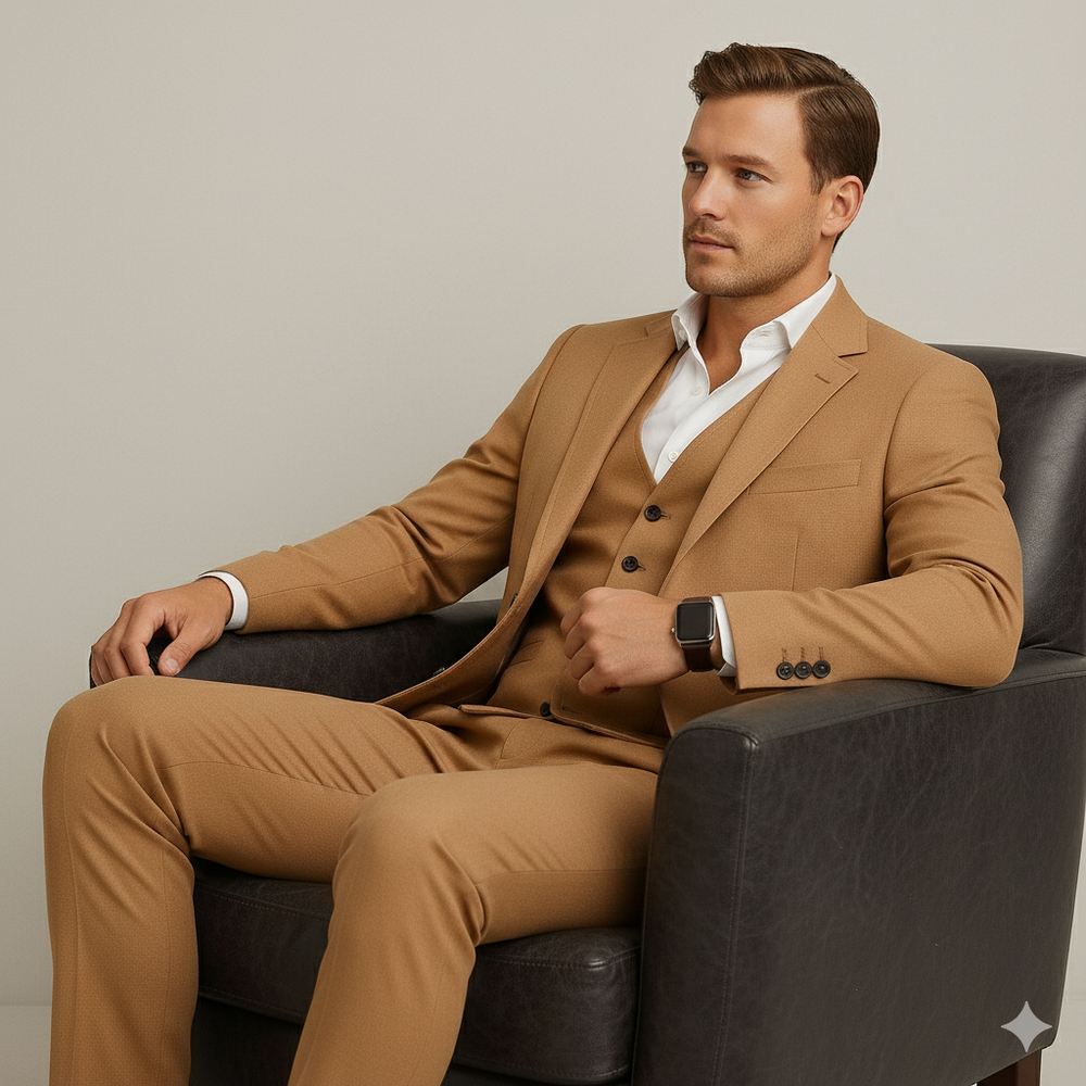 Leichter Herrenanzug aus Leinen | Herbst & Business