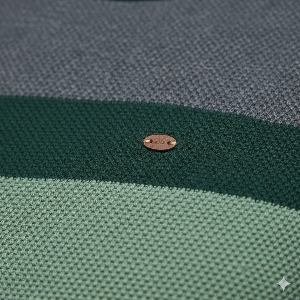 Gemusterter Strickpullover für Herren