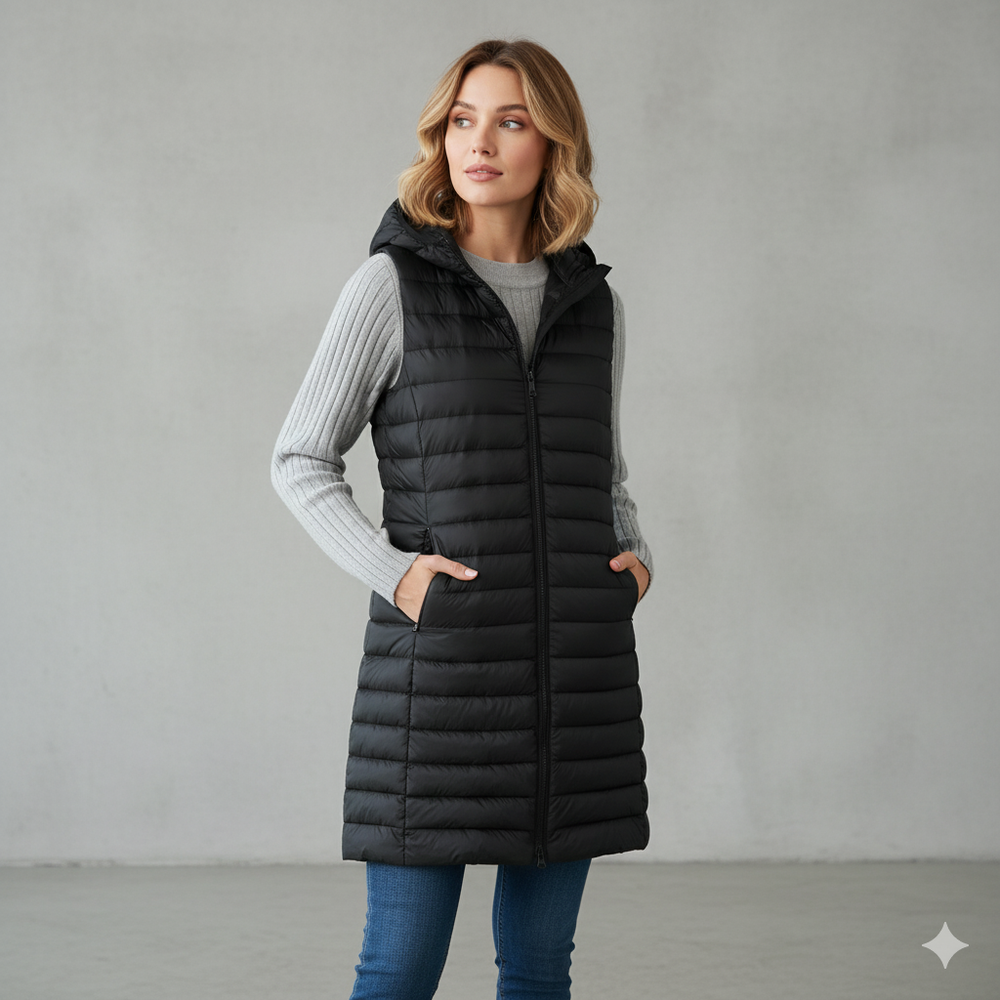 Damenweste mit Kapuze | Leicht & Warm für Herbst/Winter