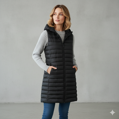 Damenweste mit Kapuze | Leicht & Warm für Herbst/Winter
