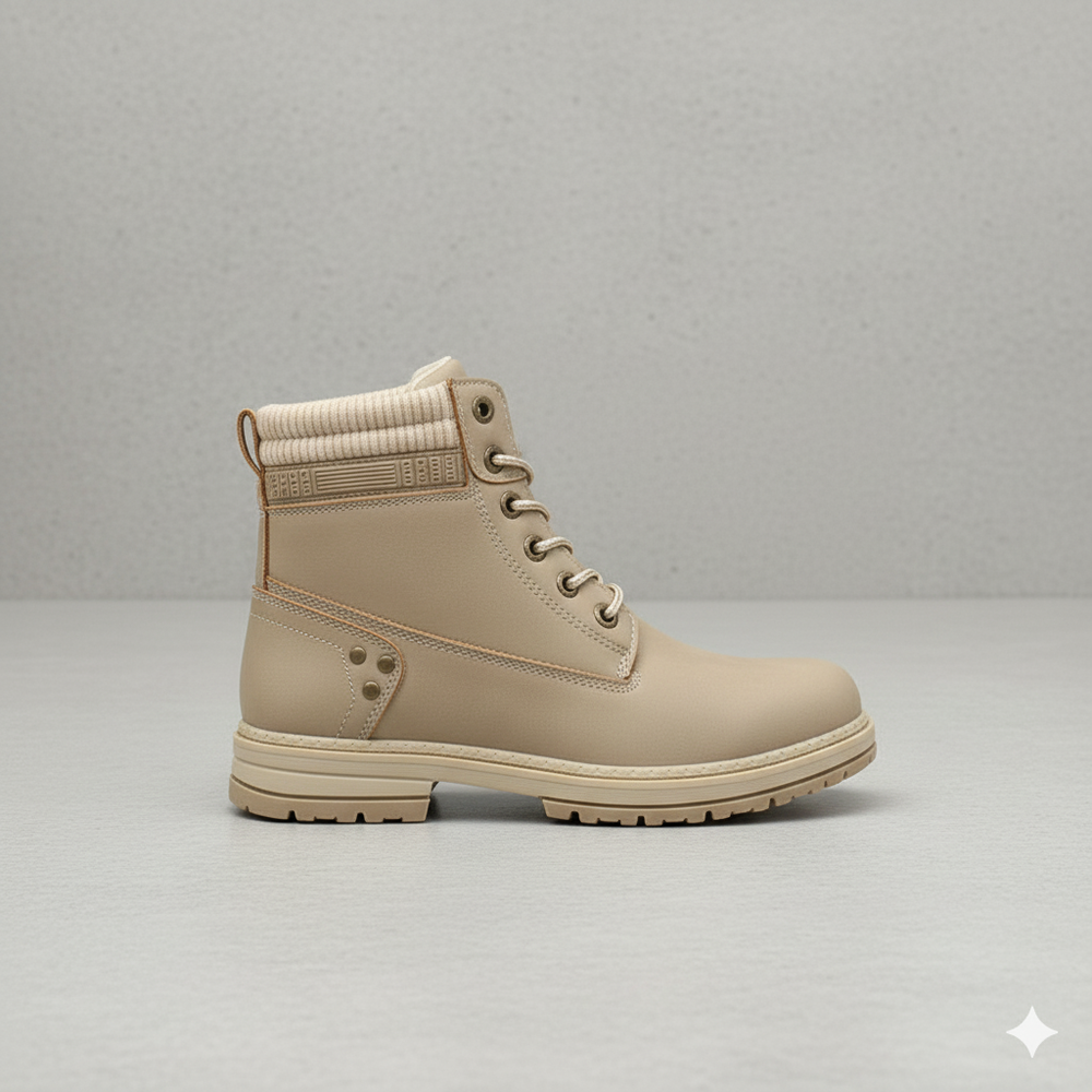 Damen Winterstiefel mit Fellfutter | Warme Schnür-Boots