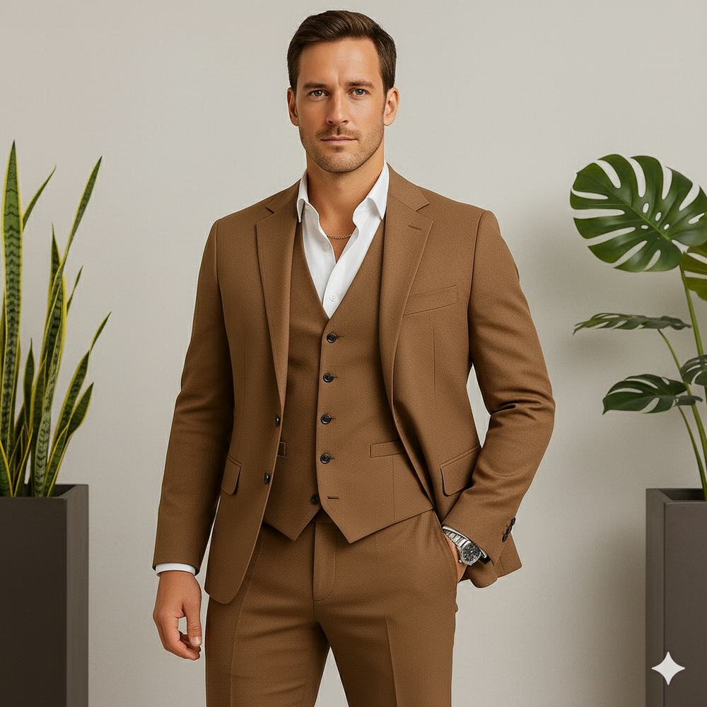 Leichter Herrenanzug aus Leinen | Herbst & Business