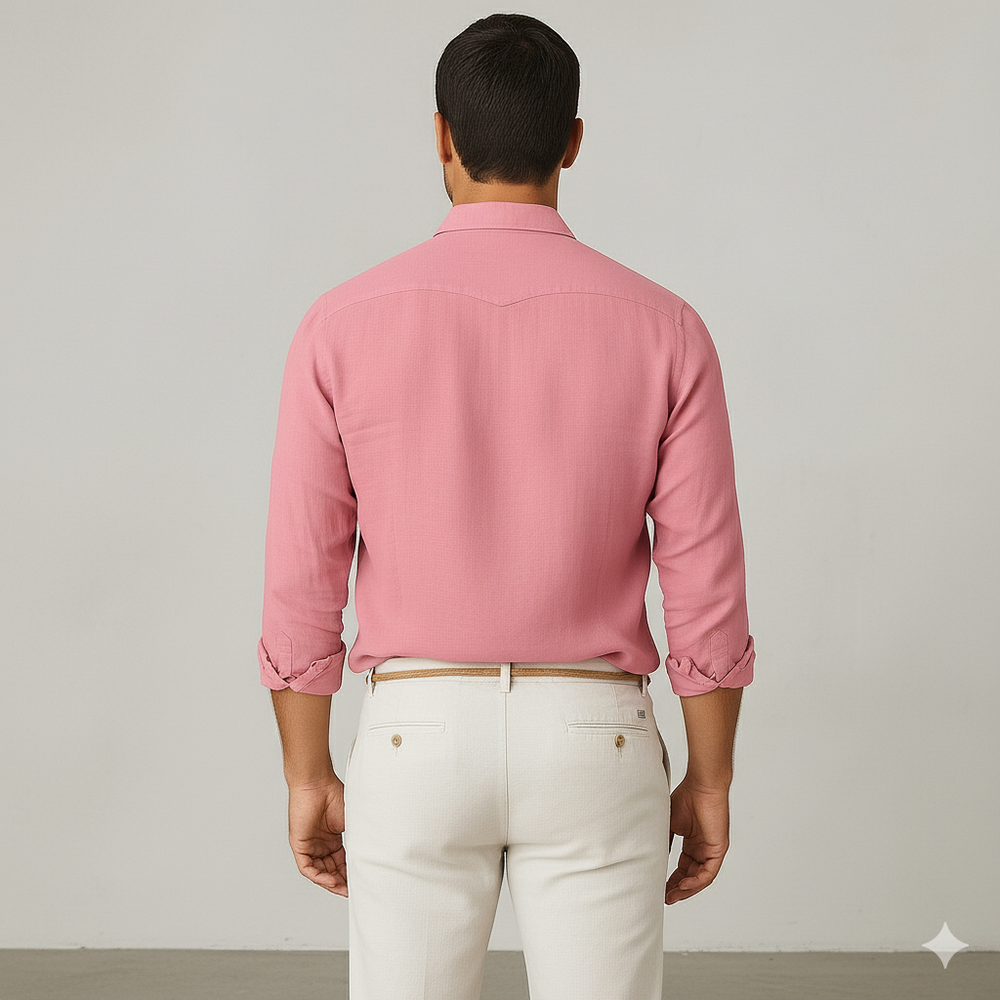 Herren Leinenhemd | Atmungsaktiv & Lässig für Herbst & Freizeit