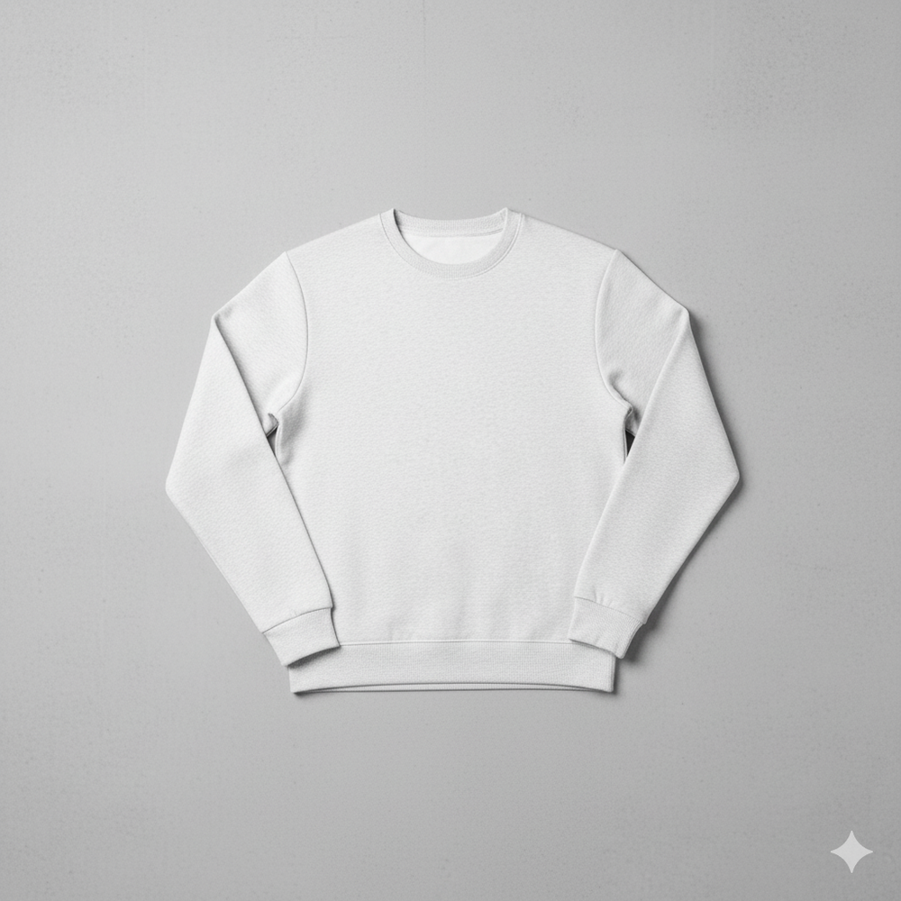 Herren Sweatshirt mit Rundhalsausschnitt