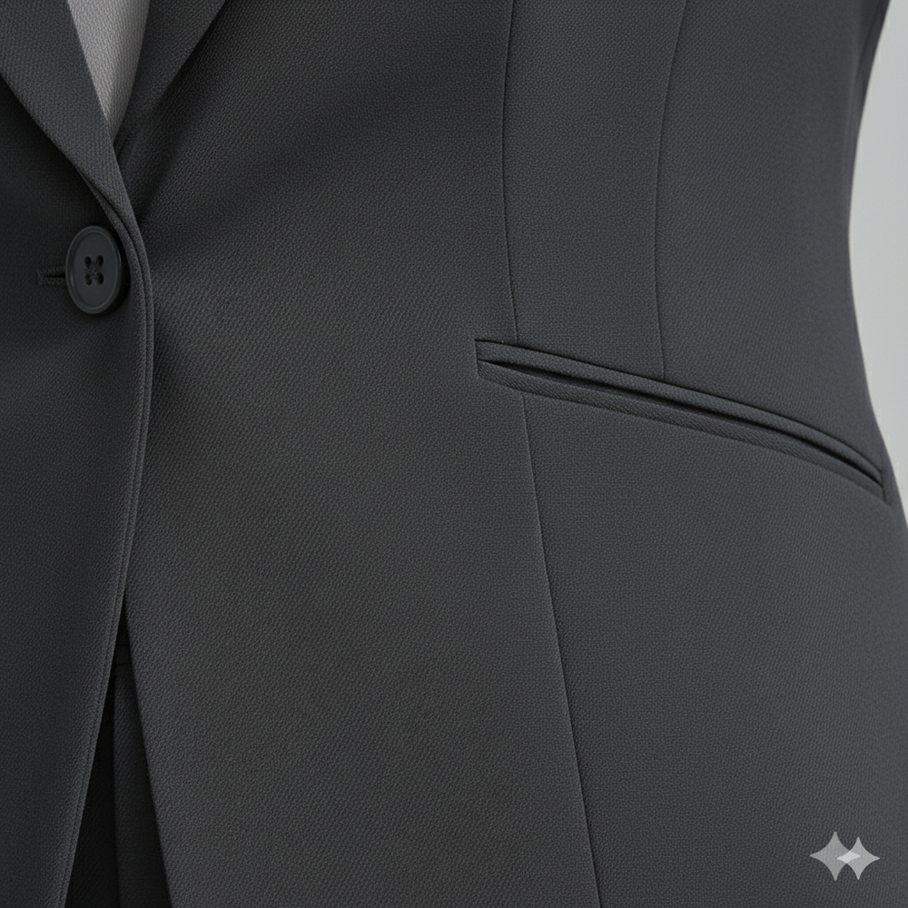 Damen Hosenanzug Elegant | Business Blazer & Hose Slim Fit