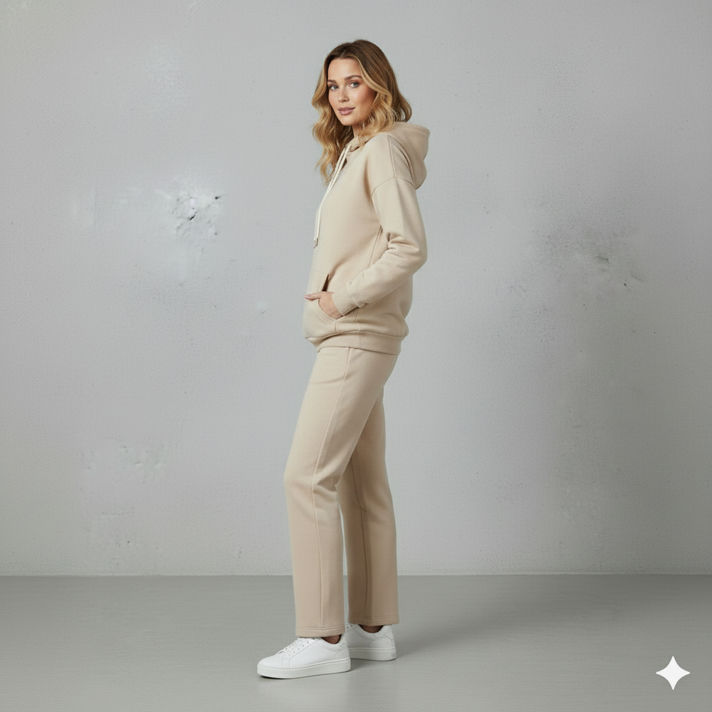 Kuscheliges Damen Set mit Hoodie & Hose