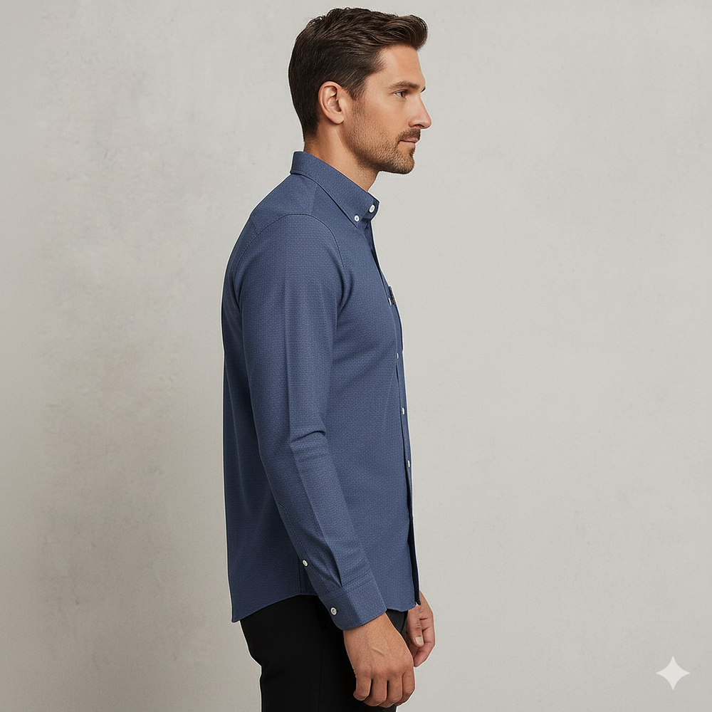 Herren Slim Fit Businesshemd | Atmungsaktiv & Herbst