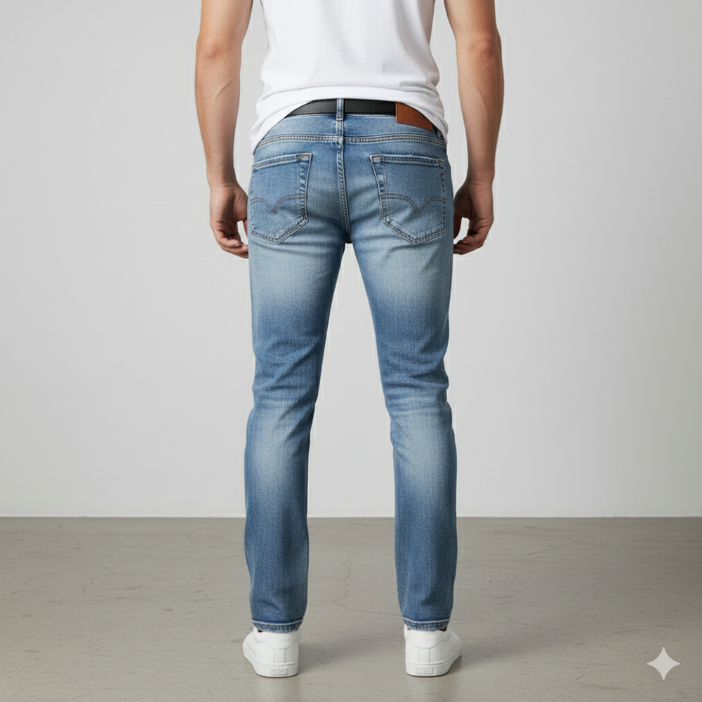 Herren Jeans Slim Fit | Modern mit Rissen & Lässig