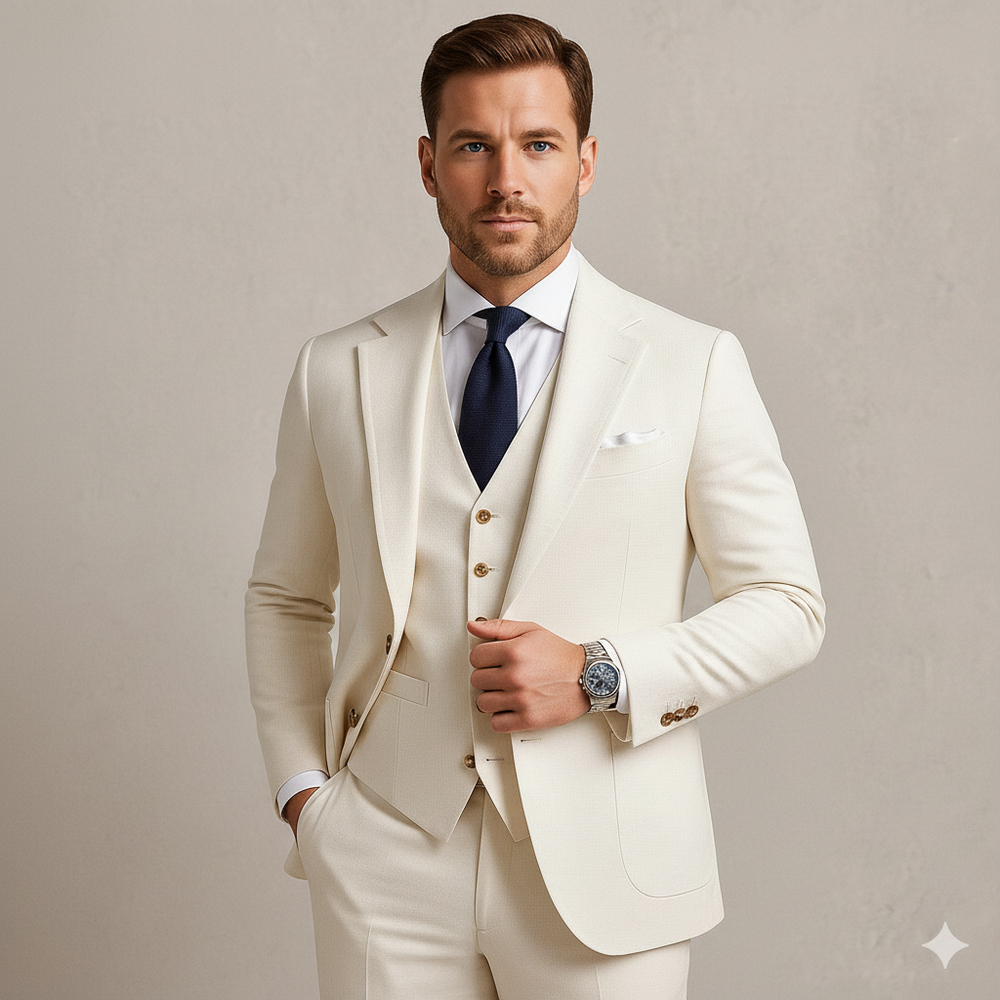 Herren Leinenblazer | Slim Fit & Leicht für Herbst