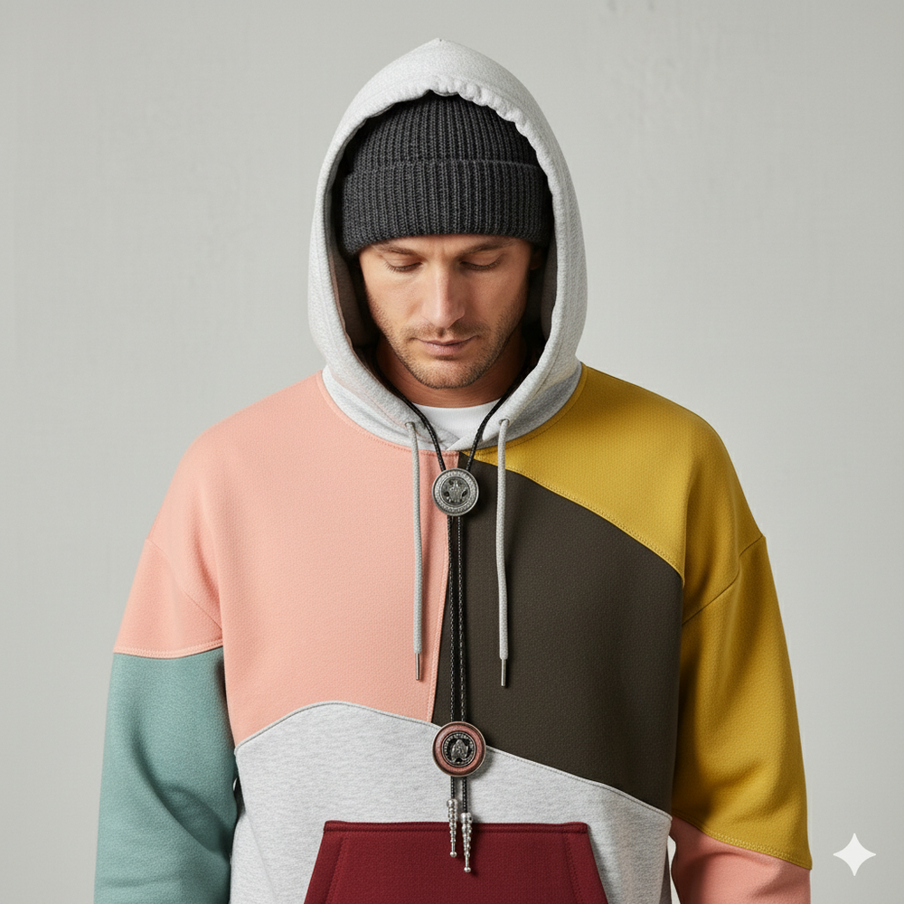 Stylischer Herren Hoodie | Muster & Casual | Herbst