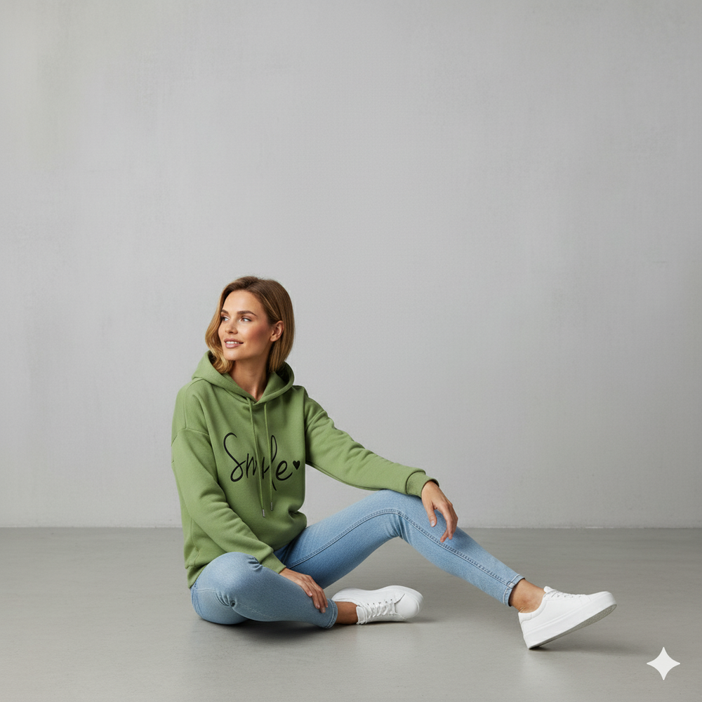 Bequemer Damen Hoodie mit Motiv