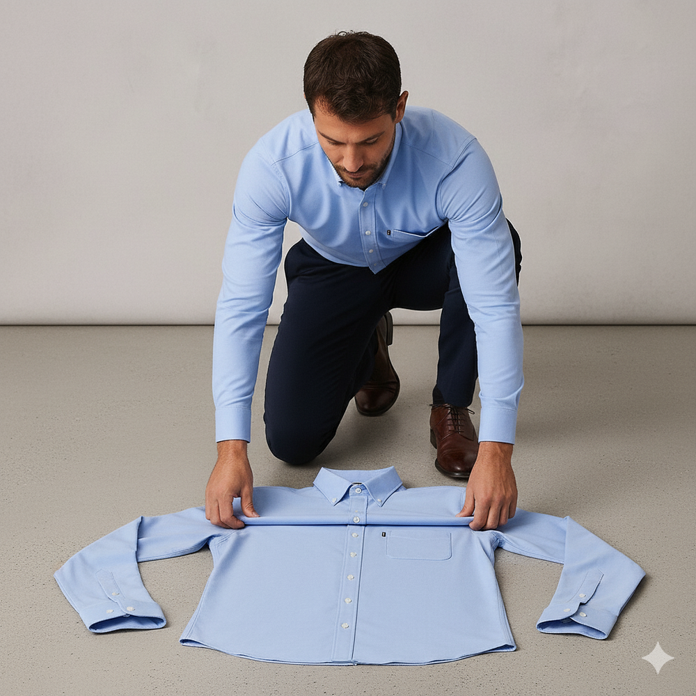 Herren Slim Fit Businesshemd | Atmungsaktiv & Herbst