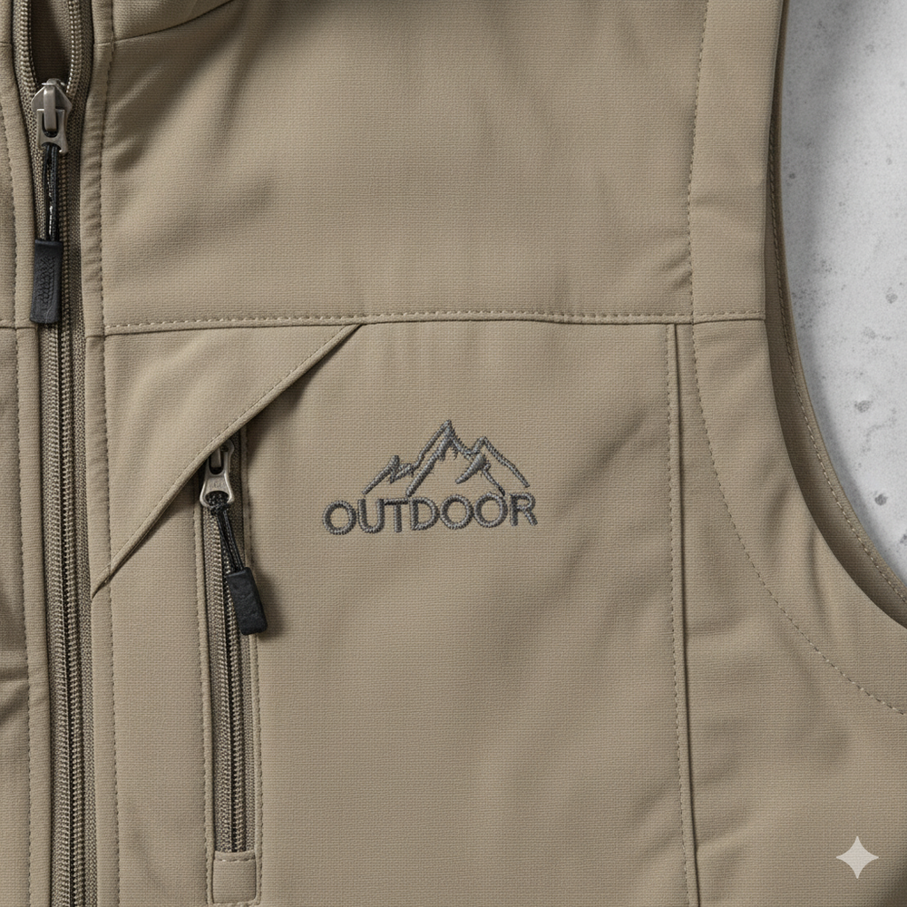 Herren Freizeitweste mit Reißverschluss | Leicht & Atmungsaktiv | Herbst