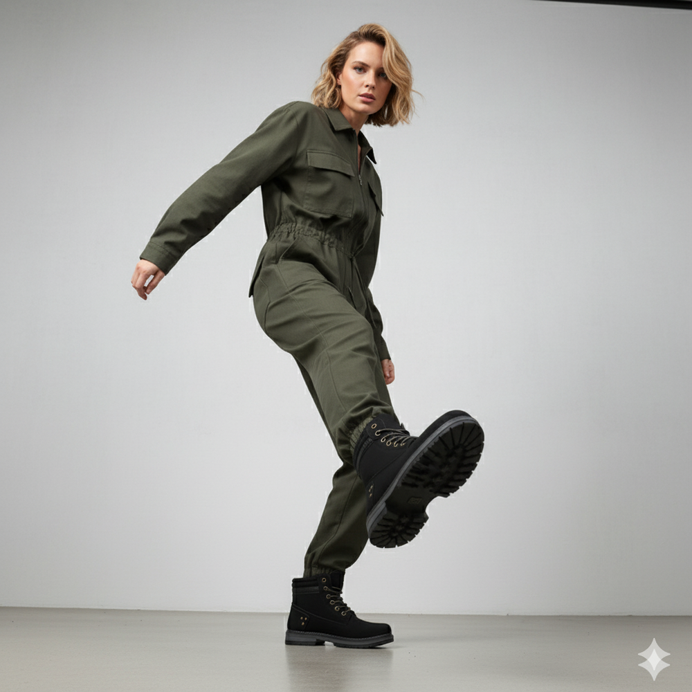 Damen Winterstiefel mit Fellfutter | Warme Schnür-Boots