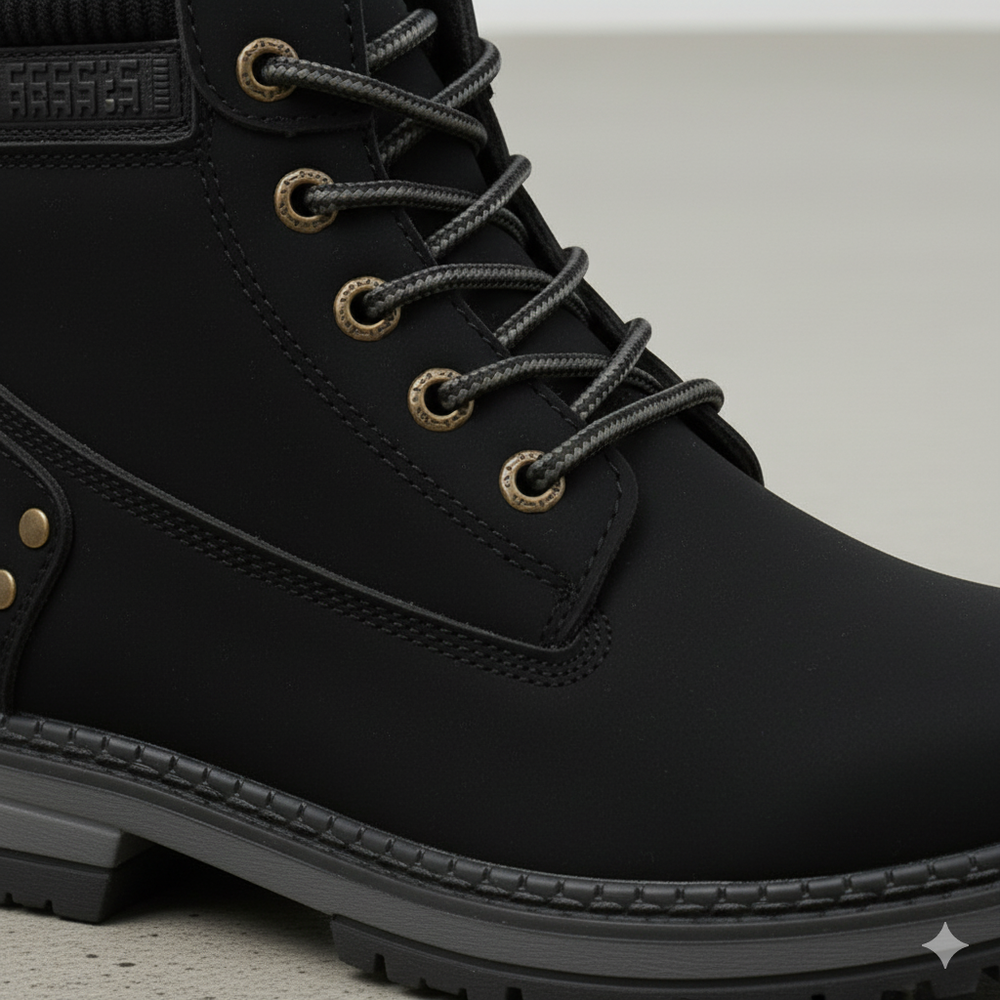 Damen Winterstiefel mit Fellfutter | Warme Schnür-Boots