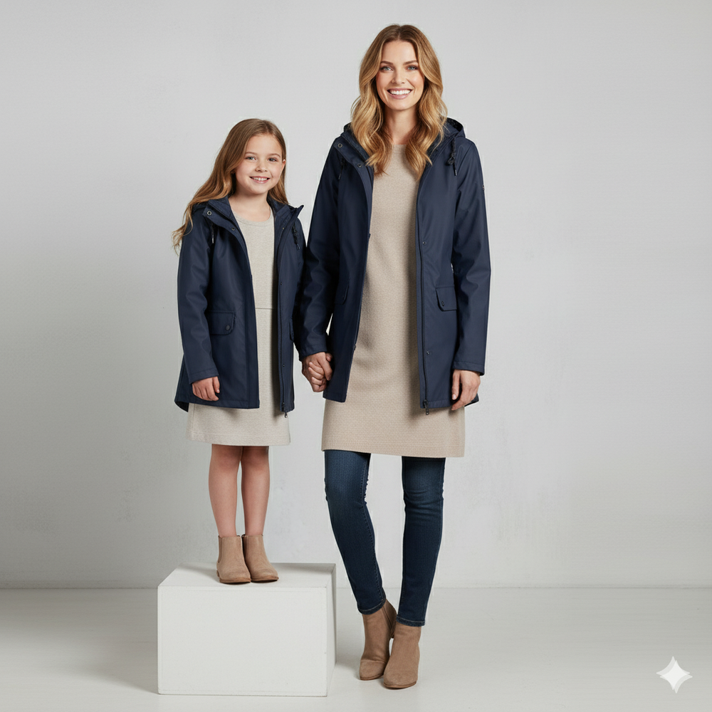 Damen Regenjacke mit Kapuze | Leicht & Wasserdicht | Übergang