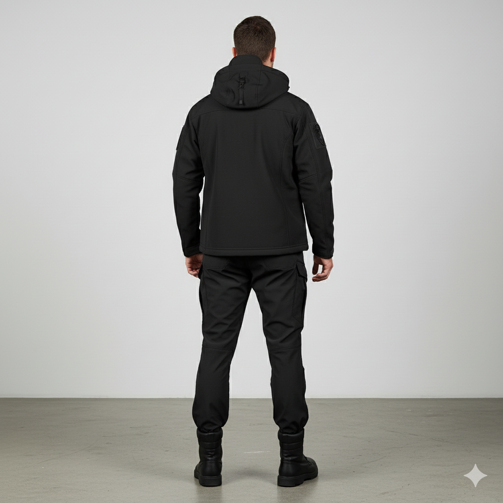 Herren Outdoor Taktikanzug mit Kapuze | Wasserabweisend & Winter