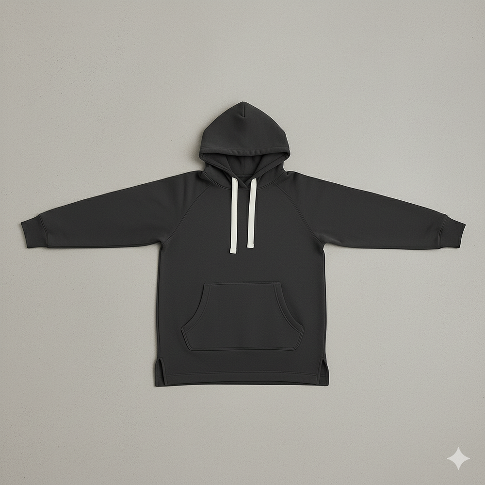 Lässiges Damen Hoodie Kleid mit Kordelzug | Bequem für Freizeit