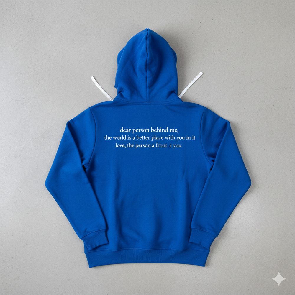 Lässiger Damen Hoodie mit Rückendruck