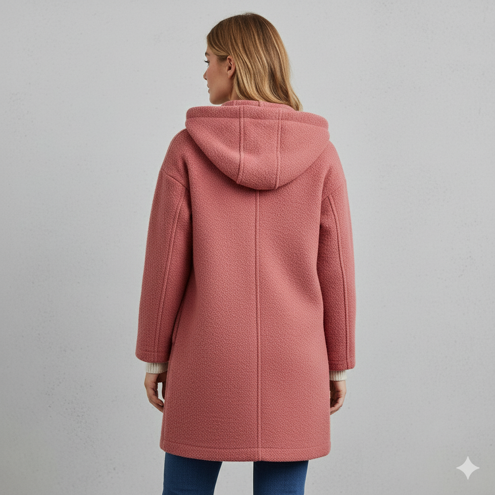 Warmer Damen Mantel aus Teddyfleece | Kuschelig & Elegant für Winter