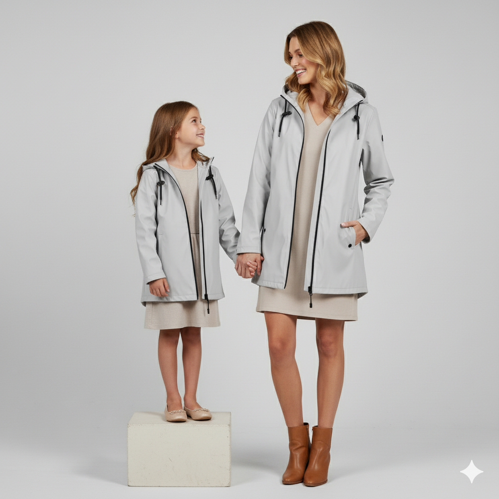 Damen Regenjacke mit Kapuze | Leicht & Wasserdicht | Übergang