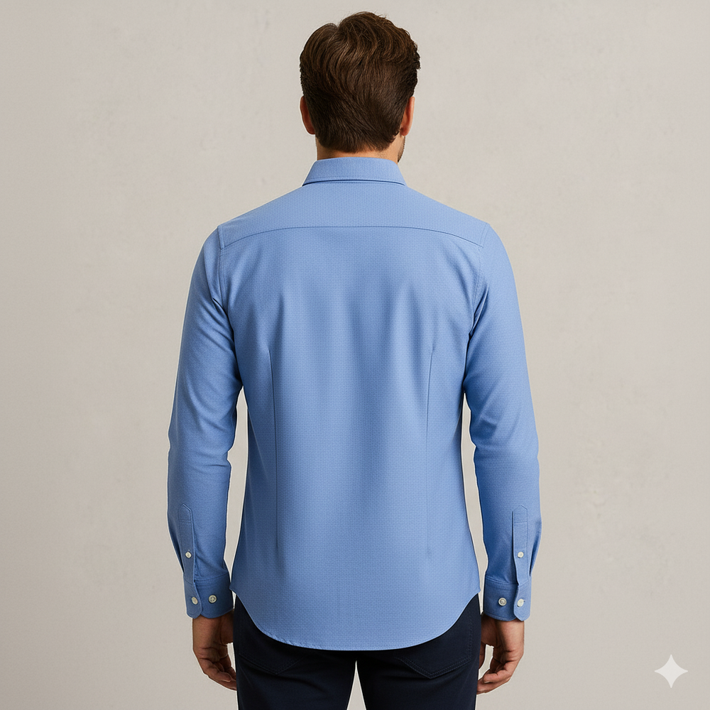 Herren Slim Fit Businesshemd | Atmungsaktiv & Herbst