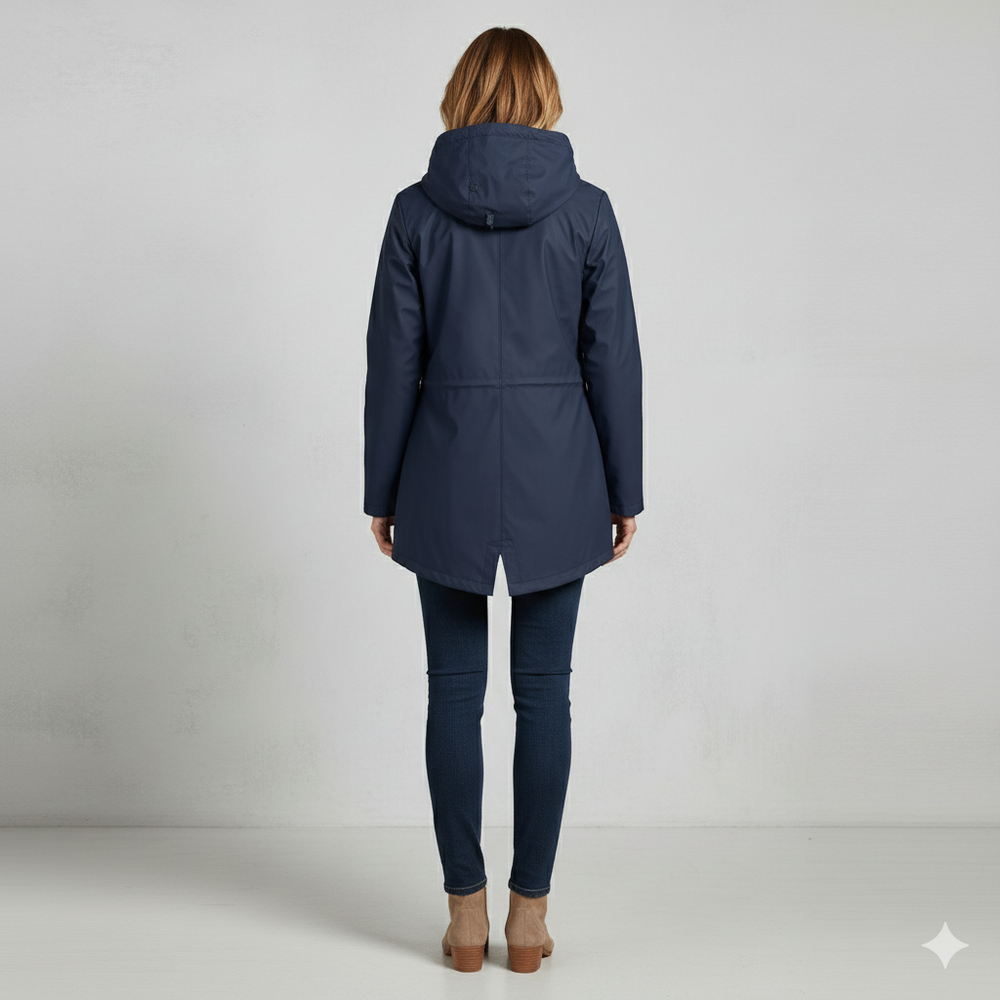 Damen Regenjacke mit Kapuze | Leicht & Wasserdicht | Übergang