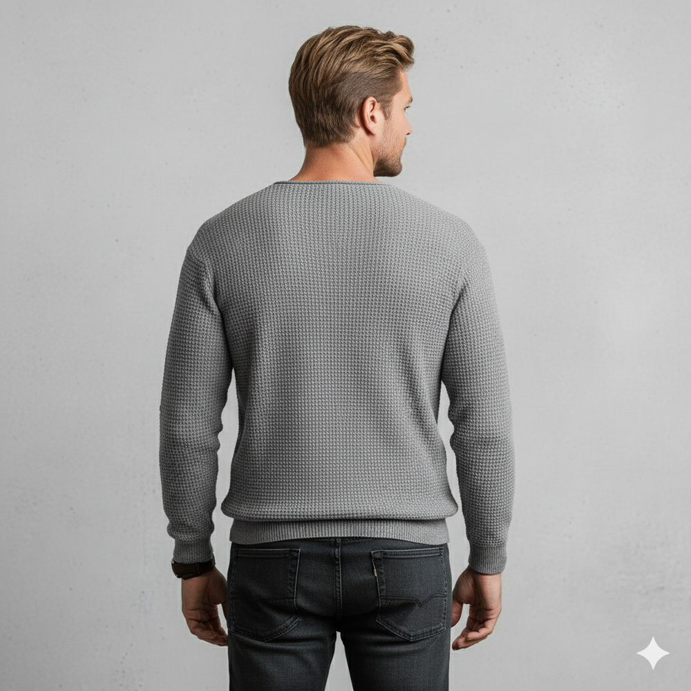 Lässiger Damen Strickpullover mit V-Ausschnitt | Freizeit | Herbst