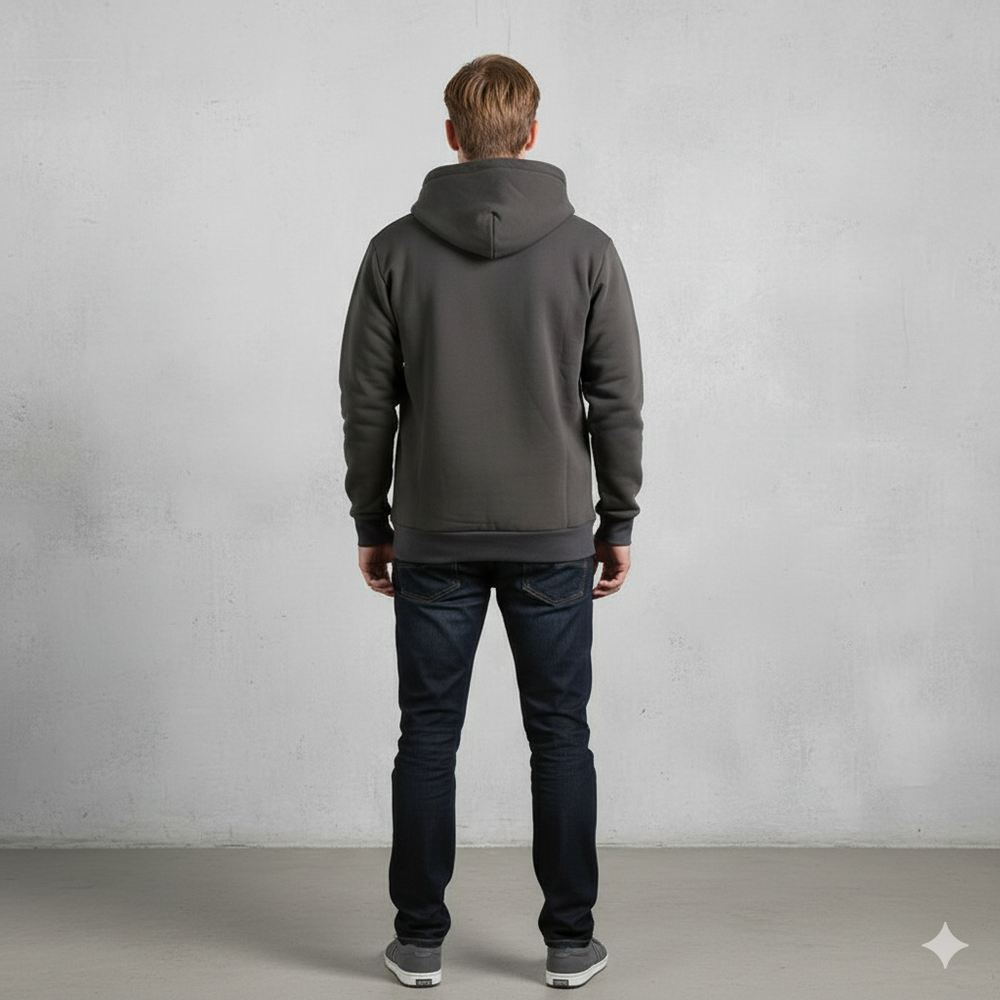 Herren Hoodie mit Reißverschluss | Warm & Bequem | Winter