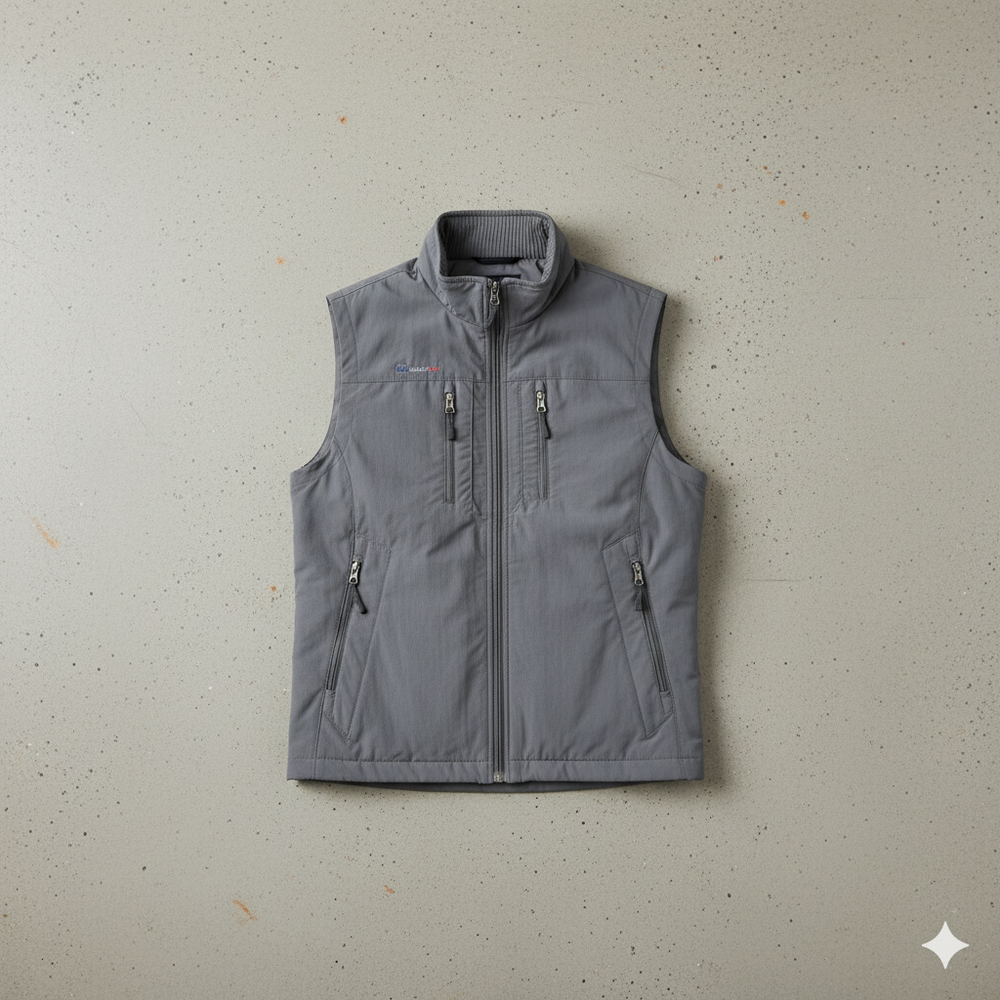 Herren Outdoor Weste mit Taschen | Leicht & Atmungsaktiv | Übergang