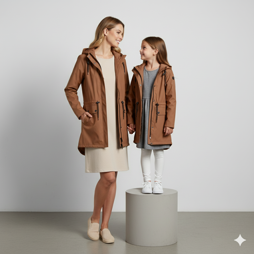 Damen Regenjacke mit Kapuze | Leicht & Wasserdicht | Übergang