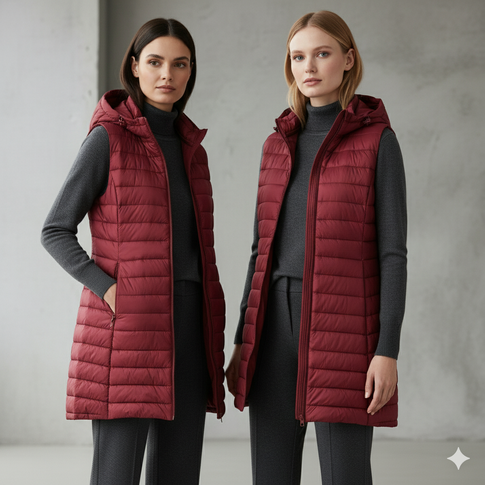 Damenweste mit Kapuze | Leicht & Warm für Herbst/Winter