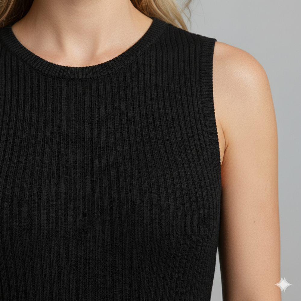 Zweiteiliges Damen Outfit mit Langarm Oberteil & Engem Rock | Elegant