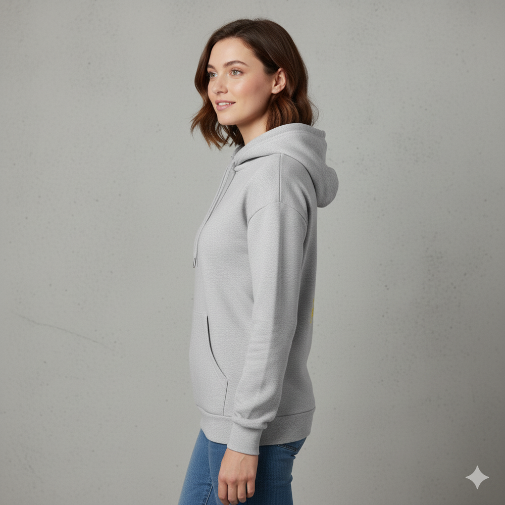 Moderner Damen Hoodie mit Statement
