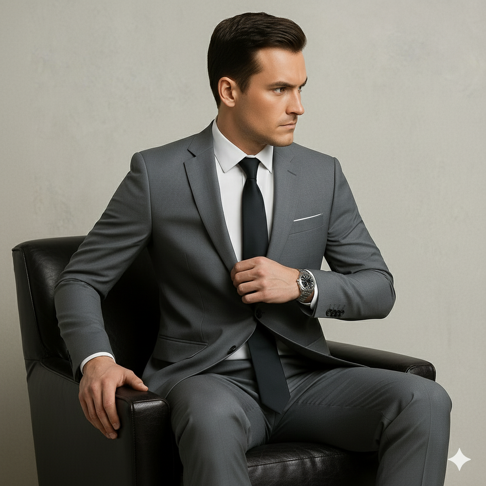 Herren Anzug 3-teilig | Slim Fit Business & Elegant