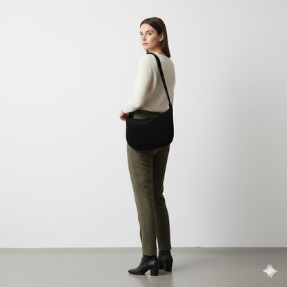Lässige Damen Umhängetasche aus Cord | Leicht & Bequem