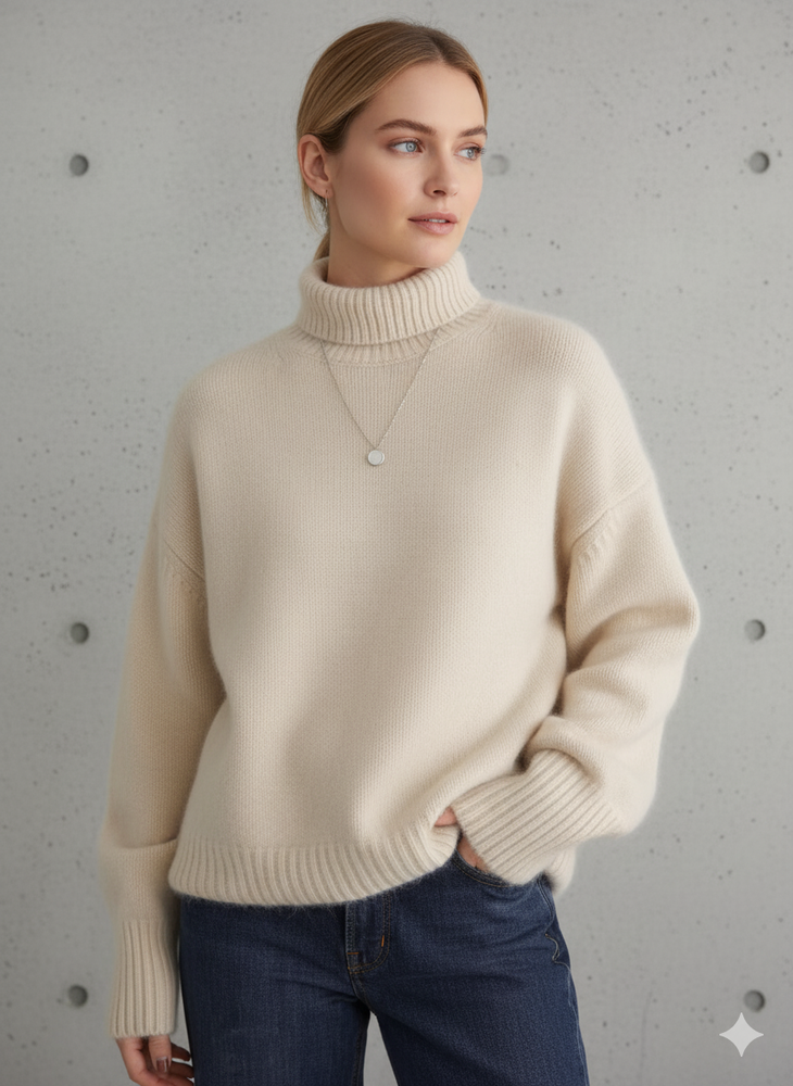 Kuscheliger Damen Rollkragenpullover | Herbst Winter