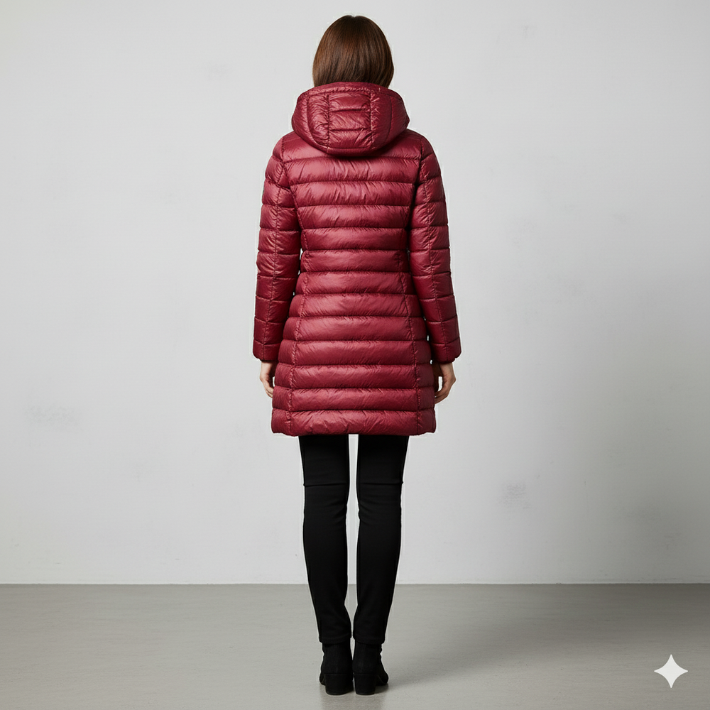 Damen Daunenjacke mit Kapuze | Leicht & Warm | Winter