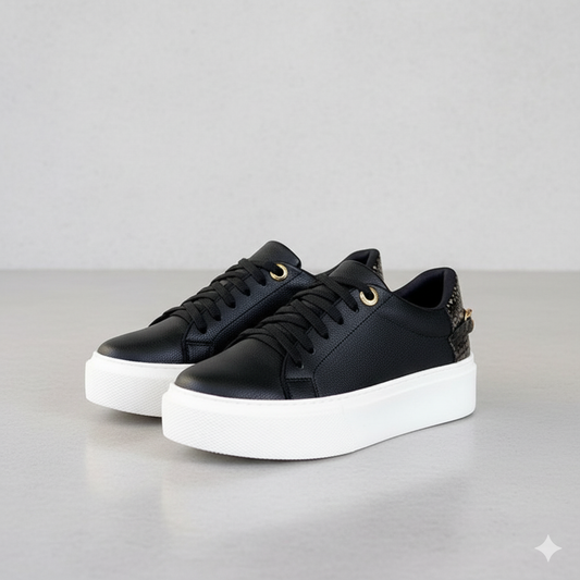 Damen Sneaker mit Plateau Sohle | Elegant & Bequem