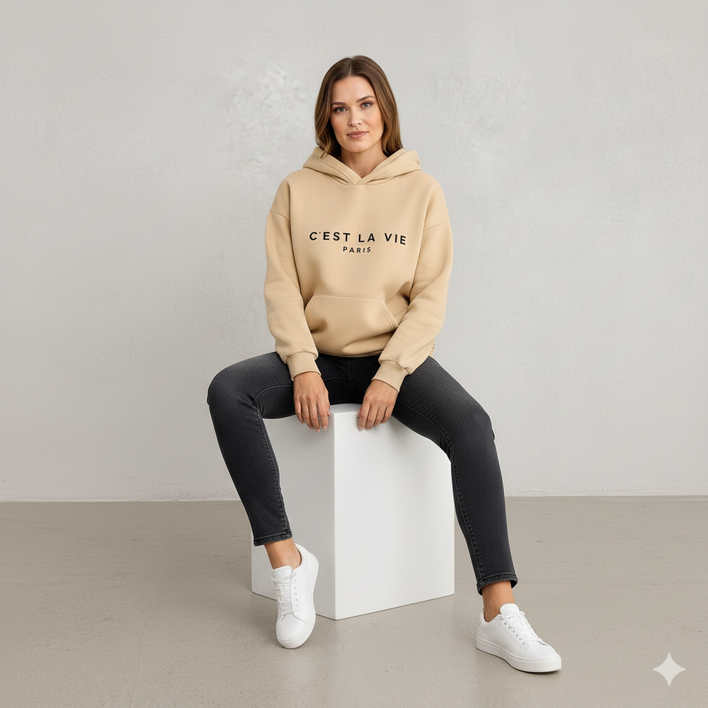 Damen Hoodie mit Print | Lässig & Bequem