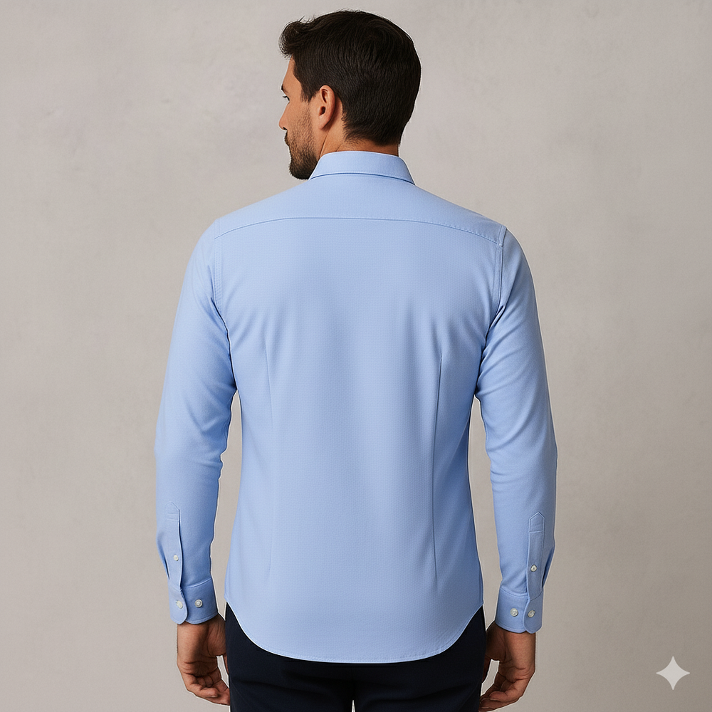 Herren Slim Fit Businesshemd | Atmungsaktiv & Herbst