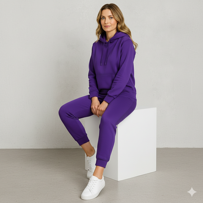 Warmer Damen Hoodie aus Fleece | Freizeit & Winter