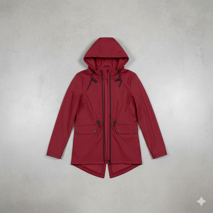 Damen Regenjacke mit Kapuze | Leicht & Wasserdicht | Übergang