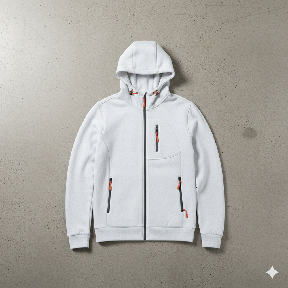 Fleecejacke für Herren mit Kapuze | Warm & Bequem | Herbst