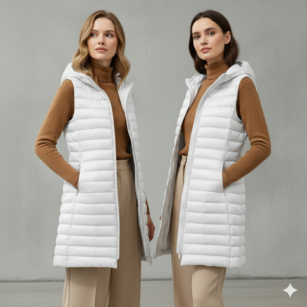 Damenweste mit Kapuze | Leicht & Warm für Herbst/Winter