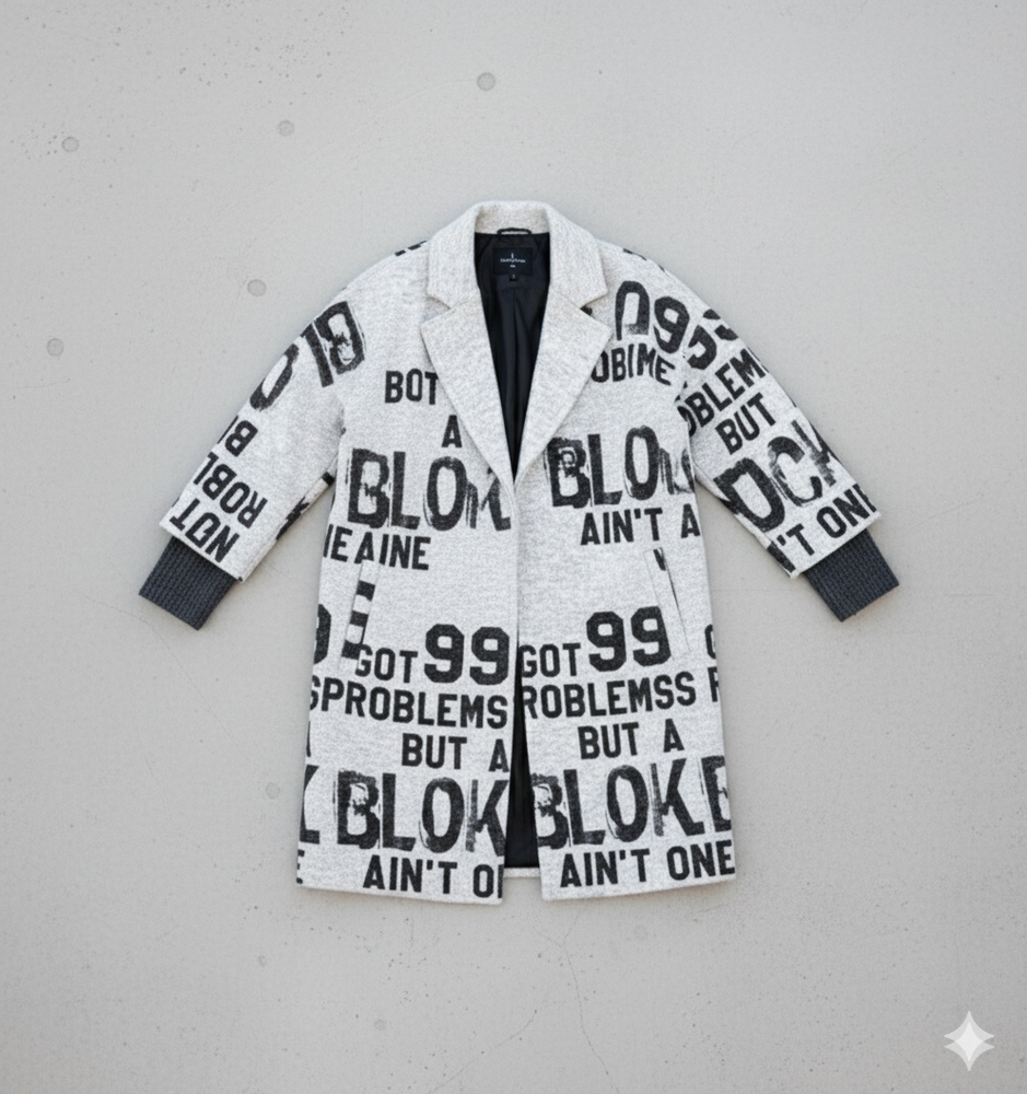 Damen Wollmantel mit Karomuster | Oversize & Warm | Winter