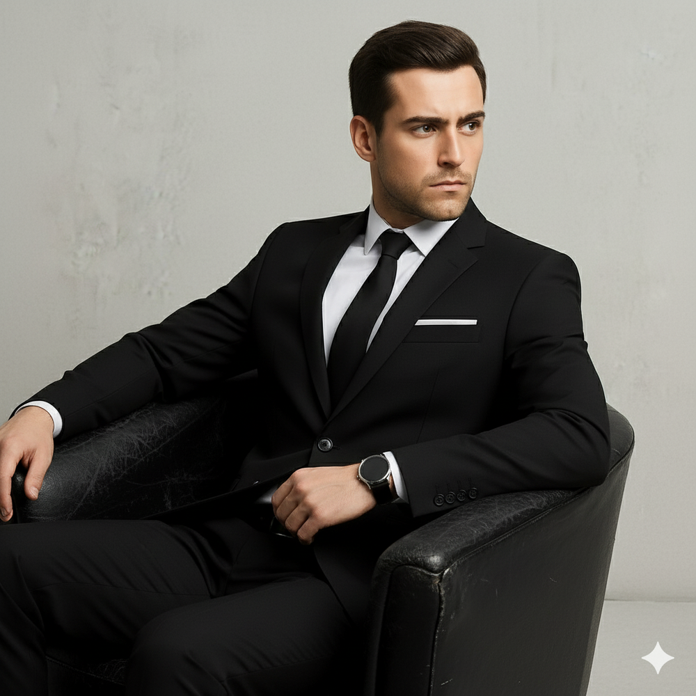 Herren Anzug 3-teilig | Slim Fit Business & Elegant