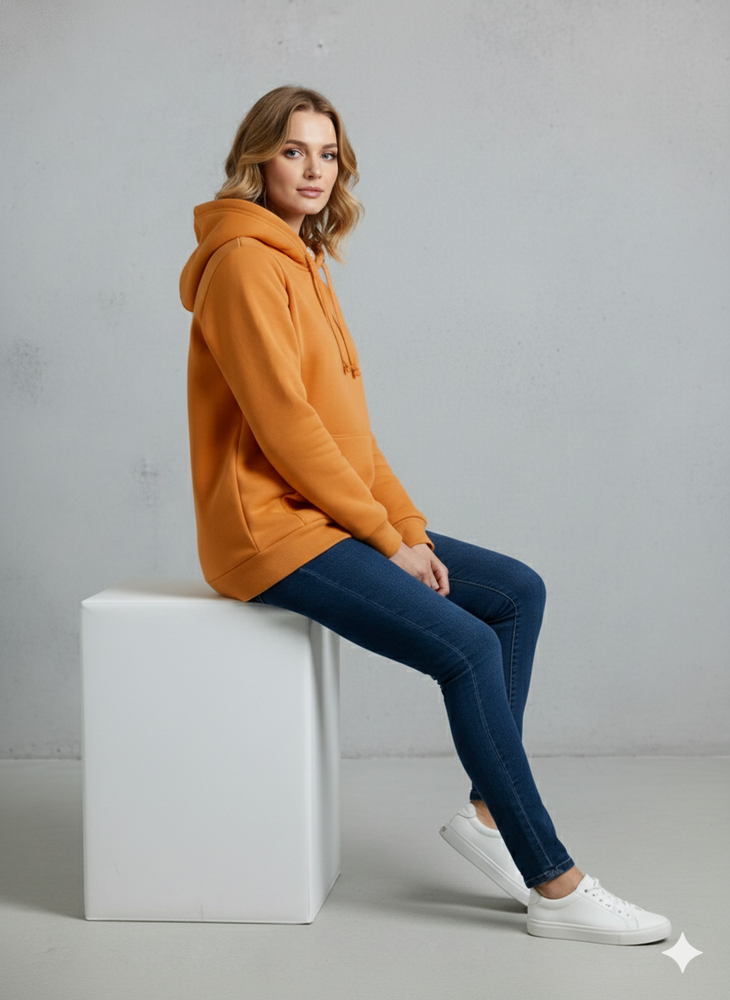 Kuscheliger Damen Hoodie mit Teddyfutter