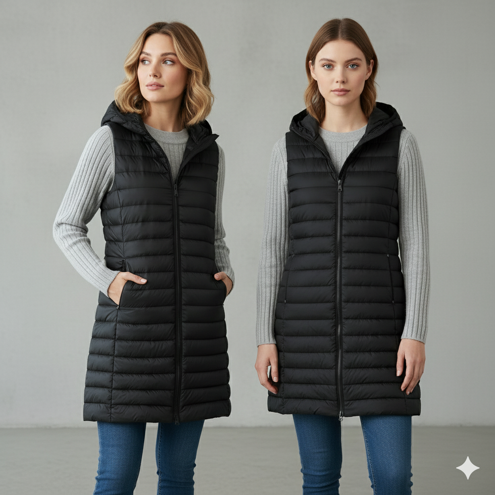 Damenweste mit Kapuze | Leicht & Warm für Herbst/Winter
