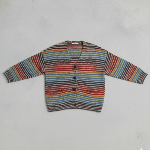 Damen Strickjacke mit abstraktem Print | Herbst/Winter | Stylisch